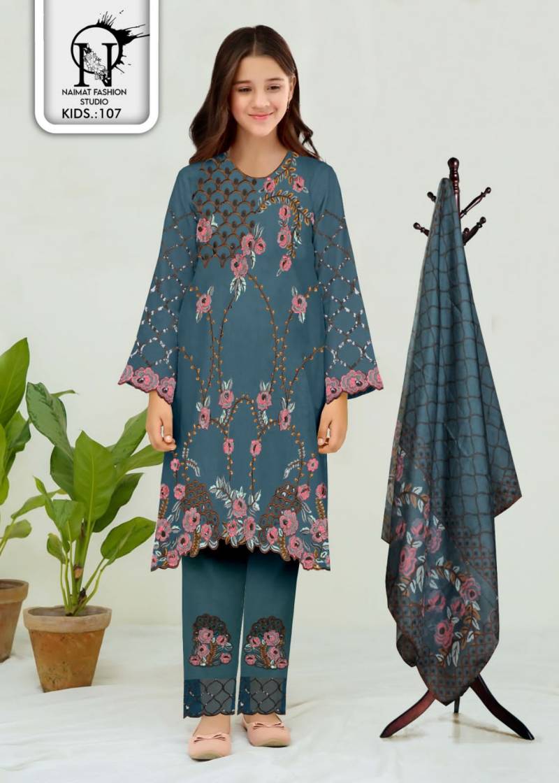 Naimat Fashion Studio 107 Kids Pakistani Readymade Suit Collection