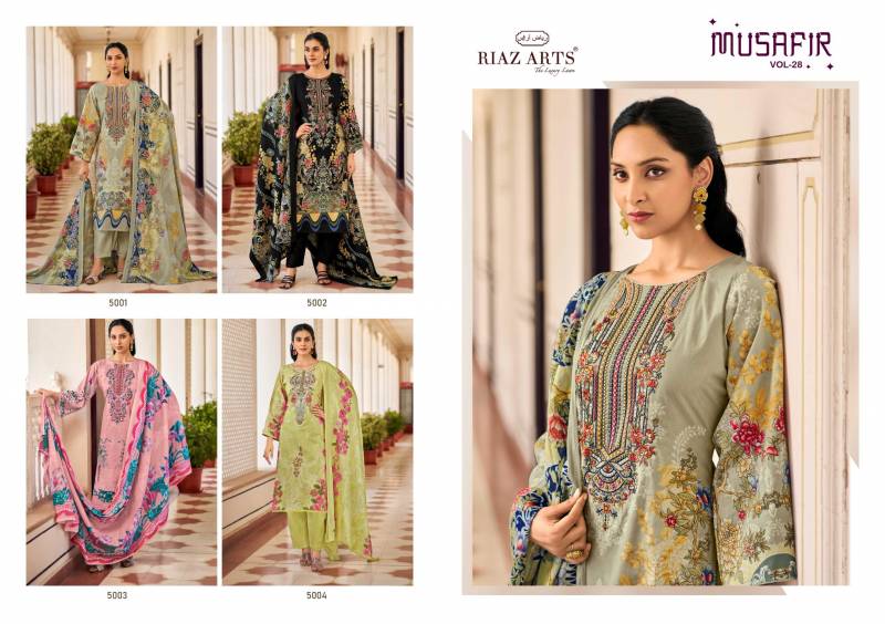Riaz Arts Musafir Vol 28 Lawn Digital Printed Dress Material Collection