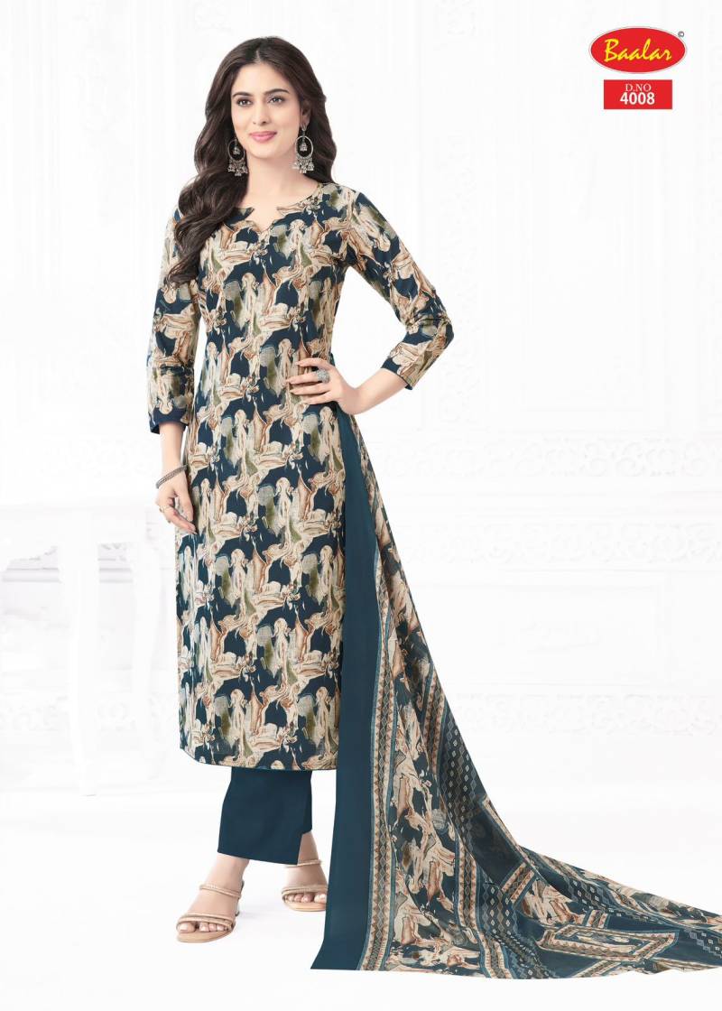 Baalar Pashmina Vol 4 Lawn Cotton Printed Dress Material
