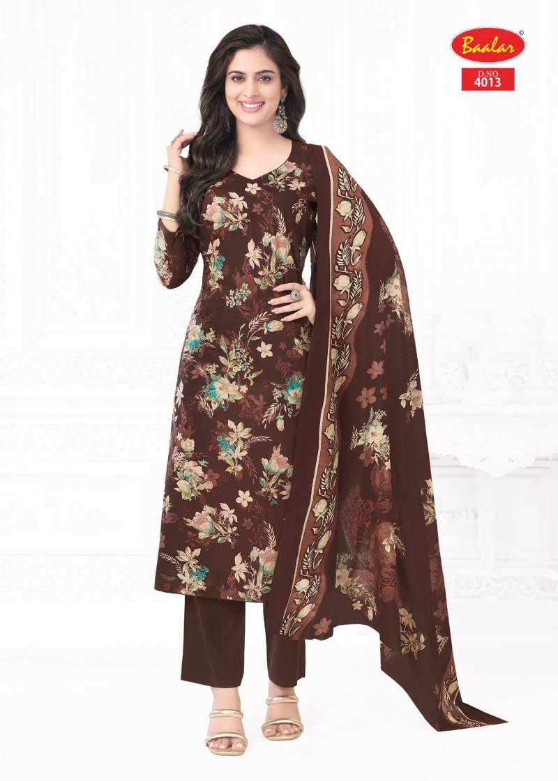 Baalar Pashmina Vol 4 Lawn Cotton Printed Dress Material