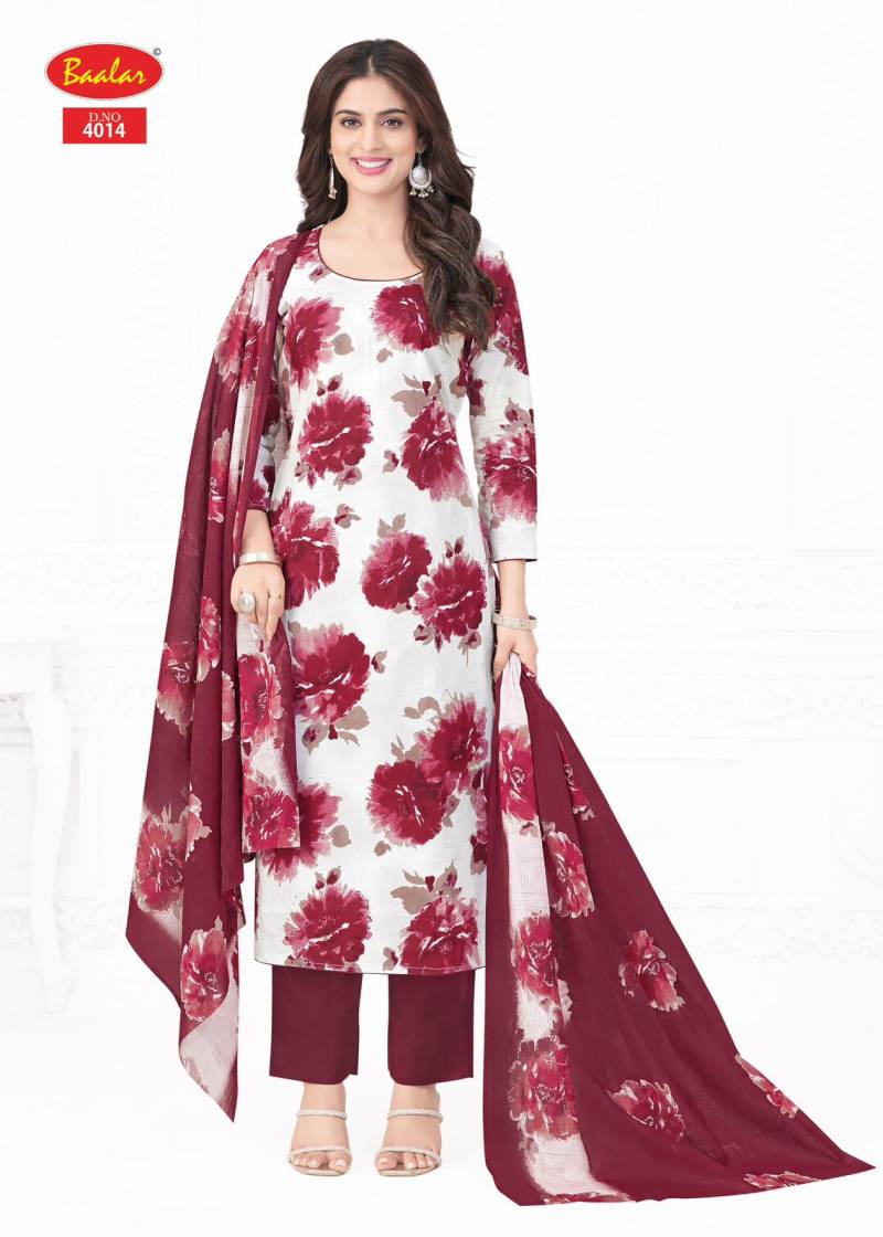 Baalar Pashmina Vol 4 Lawn Cotton Printed Dress Material