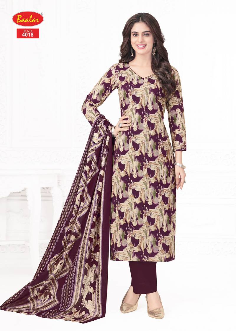 Baalar Pashmina Vol 4 Lawn Cotton Printed Dress Material