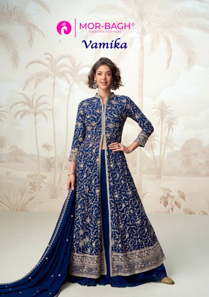 Aashirwad Mor Bagh Vamika Georgette Designer Salwar Kameez