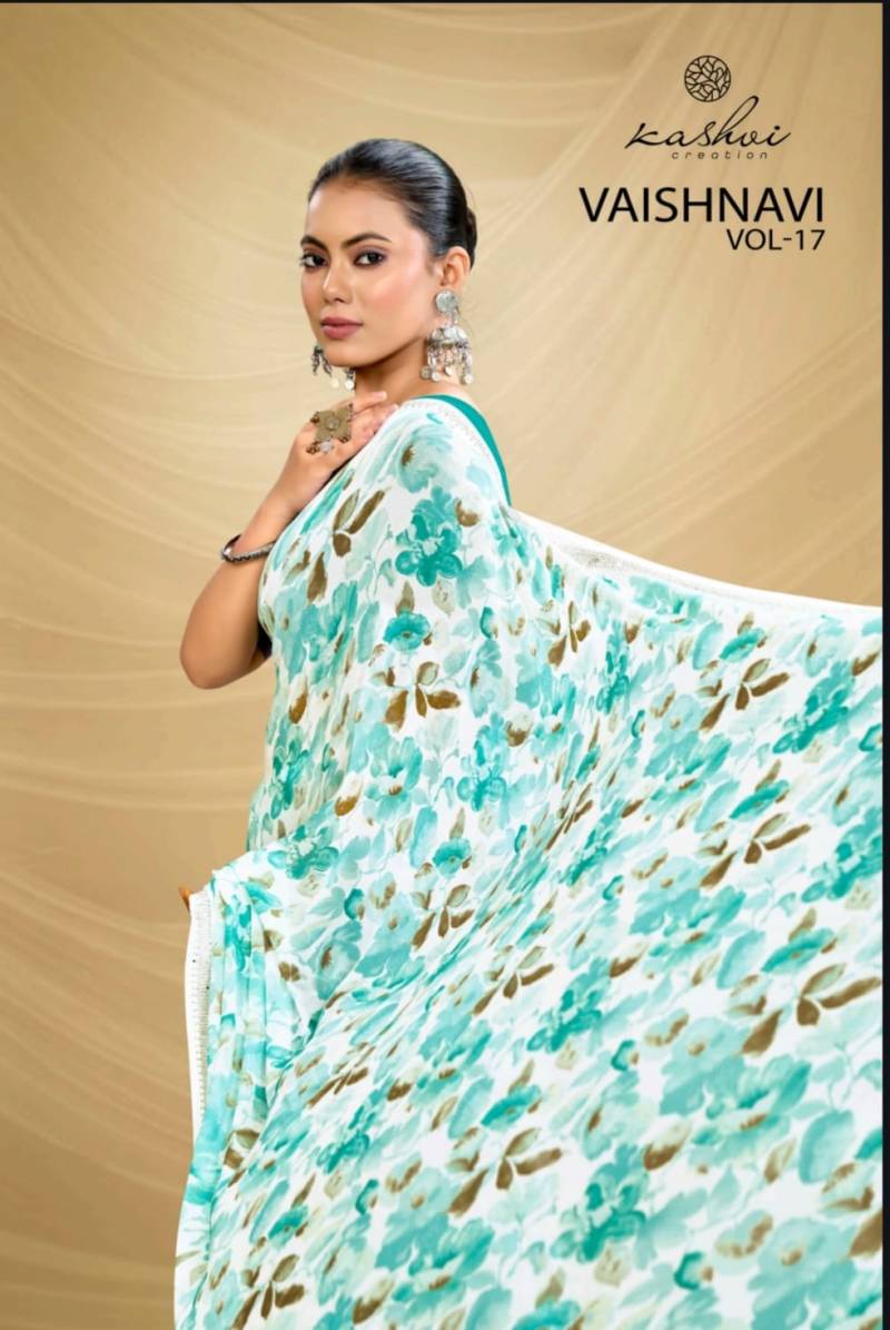 Kashvi Vaishnavi Vol 17 Georgette Saree Collection