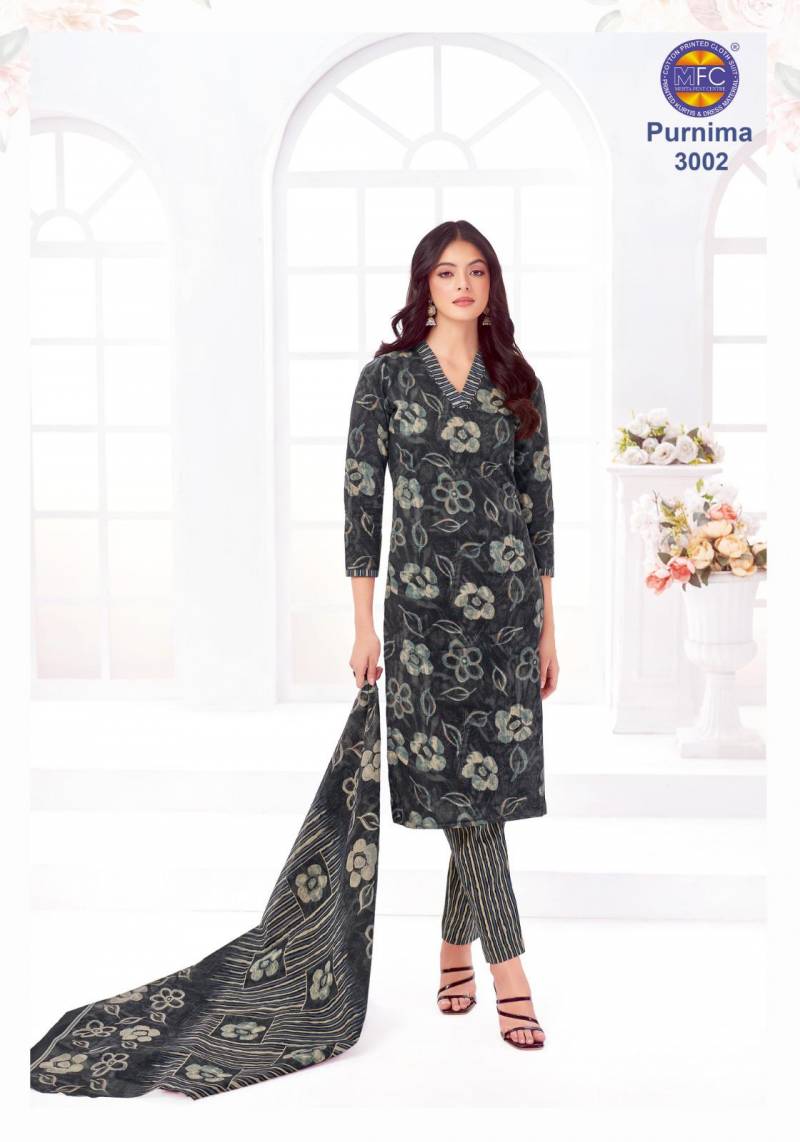Mfc Purnima Vol 3 Cotton Dress Material Collection