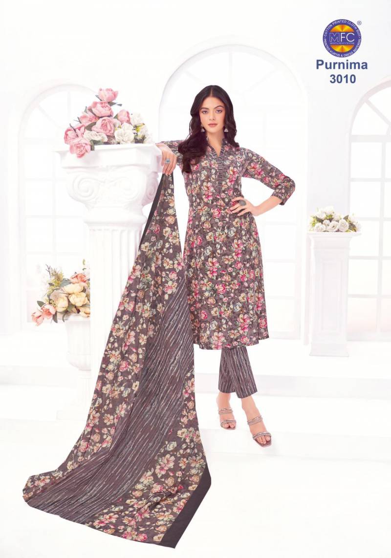 Mfc Purnima Vol 3 Cotton Dress Material Collection