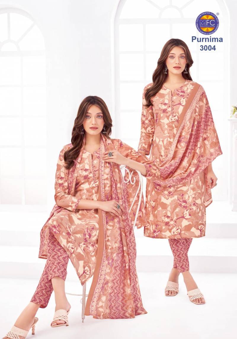 Mfc Purnima Vol 3 Cotton Dress Material Collection