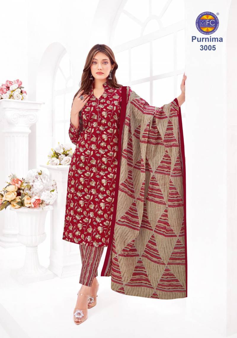 Mfc Purnima Vol 3 Cotton Dress Material Collection