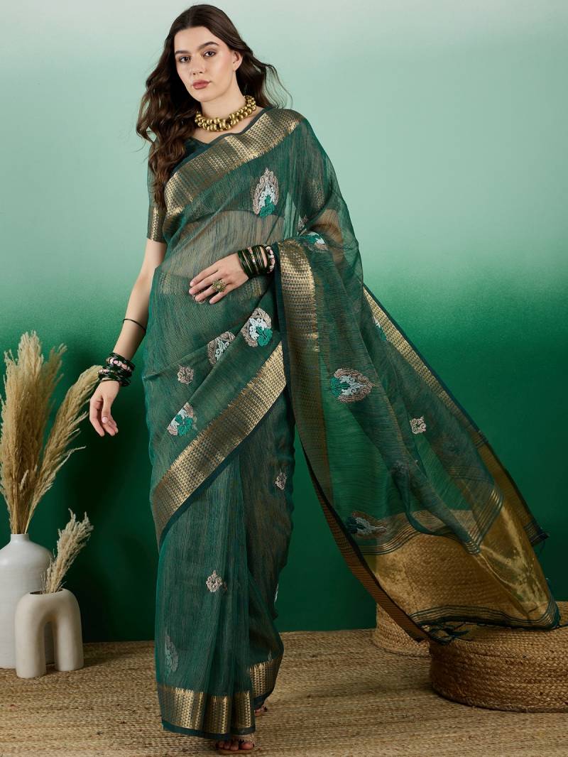 Color Set 8227 Khadi Organza Casual Wear Fancy Saree Collection
