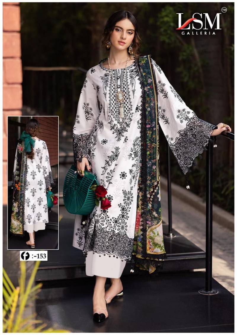 Lsm Firdous Queen Vol 15 Heavy Lawn Cotton Dress Material