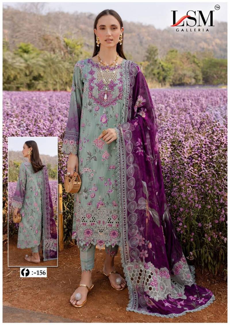 Lsm Firdous Queen Vol 15 Heavy Lawn Cotton Dress Material