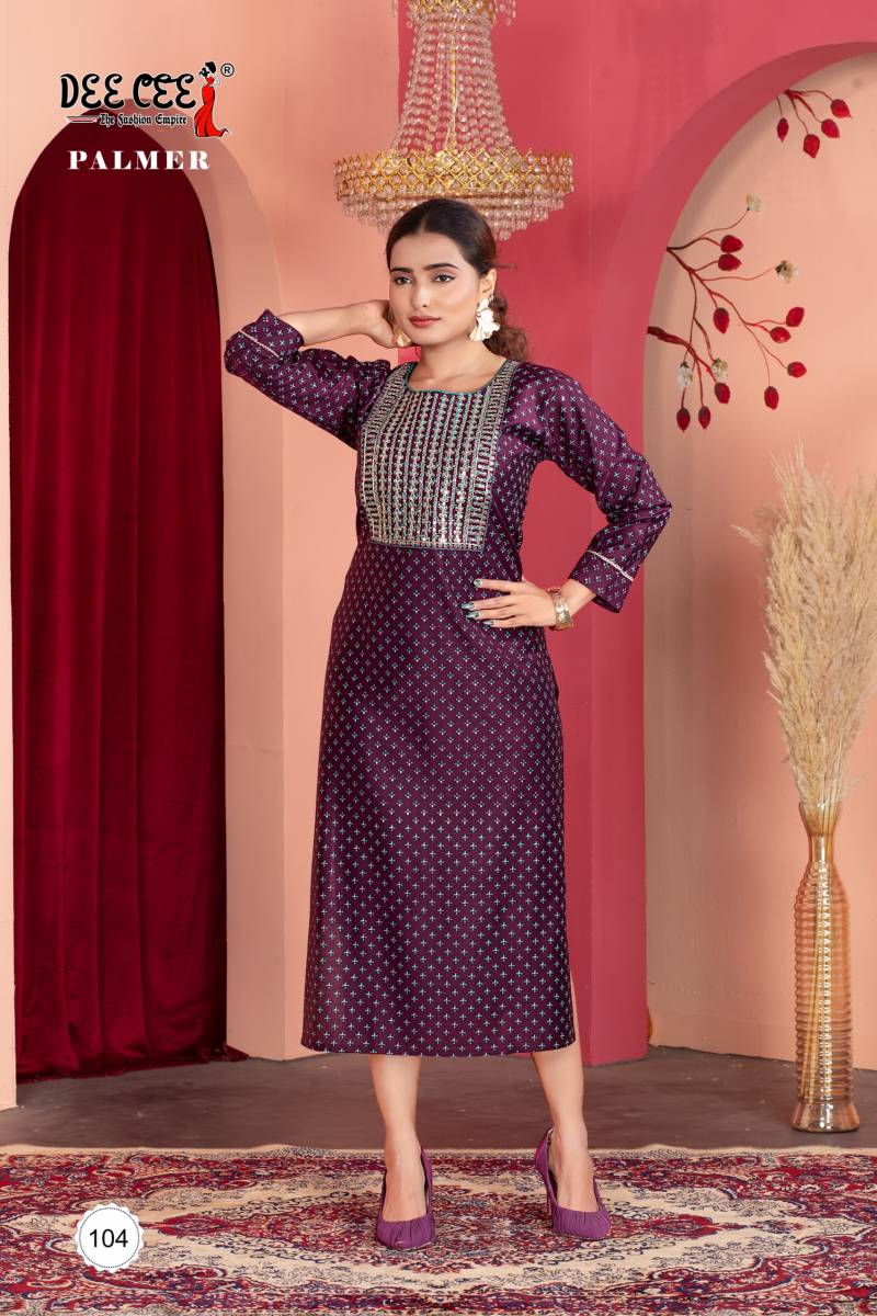 Deecee Palmer Vatican Printed Kurti Collection