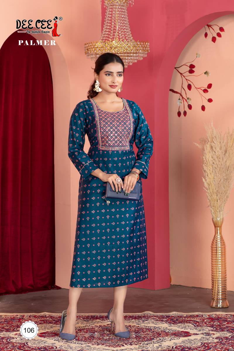 Deecee Palmer Vatican Printed Kurti Collection