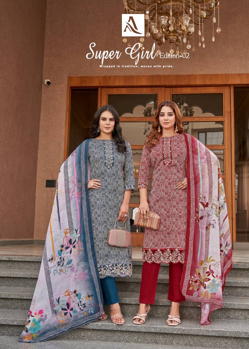 Alok Super Girl Edition 2 Jam Cotton Dress Material Collection