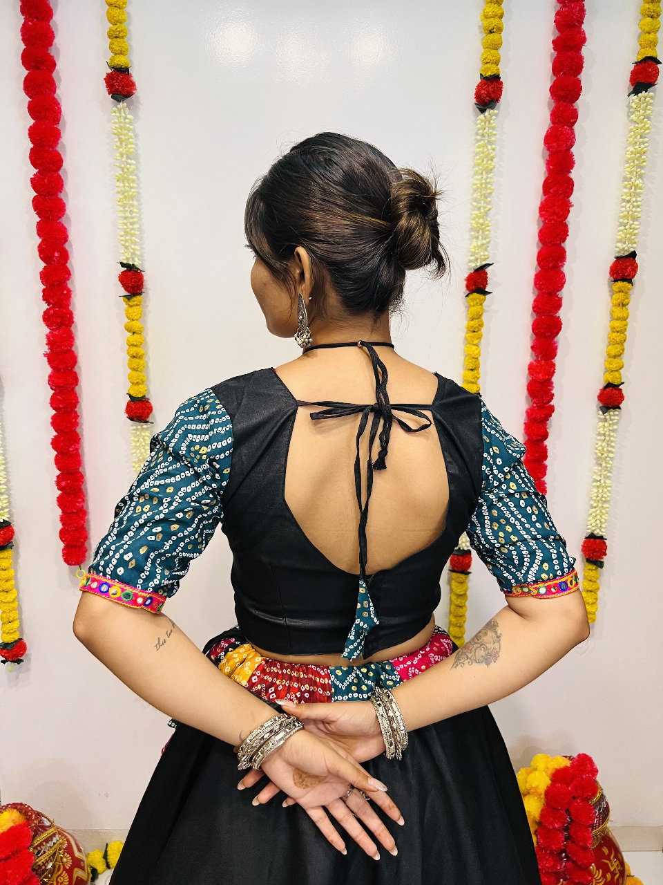 Aawiya Rajwadi Vol 1 D no. 7040 Pure Cotton Silk Gamthi Lace Printed Lehenga Choli