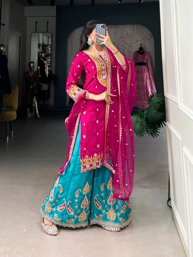 Lekha NK 3028 Designer Silk Suit Collection