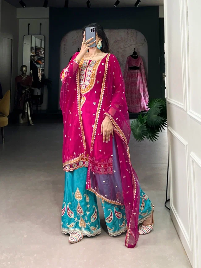 Lekha NK 3028 Designer Silk Suit Collection