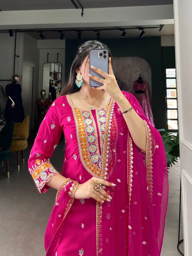 Lekha NK 3028 Designer Silk Suit Collection