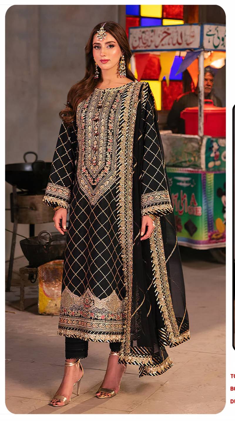 Sajida 1057 Georgette Pakistani Salwar Kameez Collection