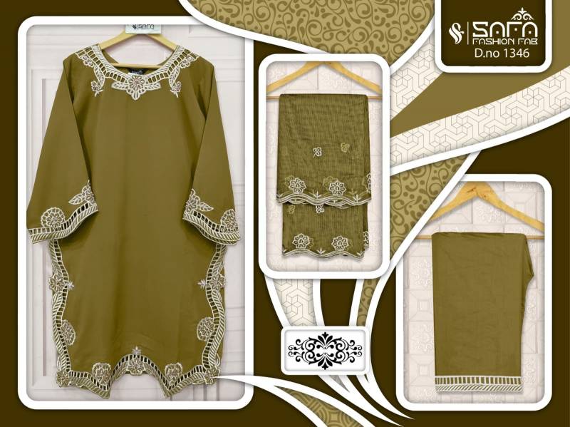 Safa Fashion Fab 1346 Tunic Pakistani Ready Made Suit