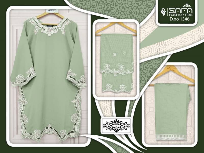 Safa Fashion Fab 1346 Tunic Pakistani Ready Made Suit