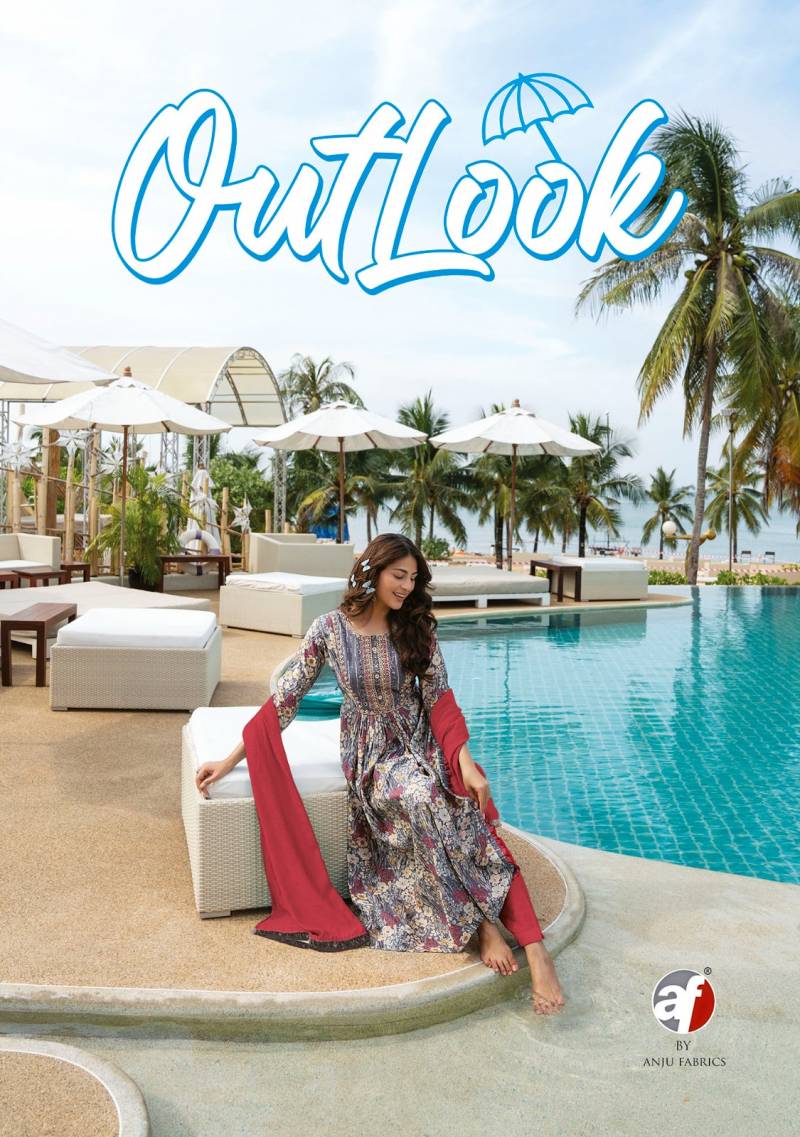 Af Outlook Viscose Blended Kurti Bottom With Dupatta Collection
