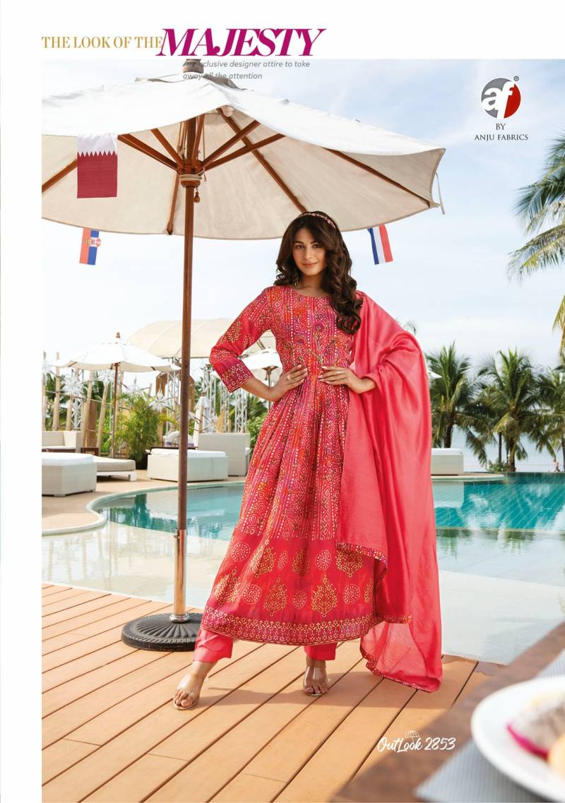 Af Outlook Viscose Blended Kurti Bottom With Dupatta Collection