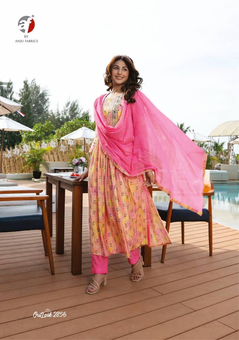 Af Outlook Viscose Blended Kurti Bottom With Dupatta Collection