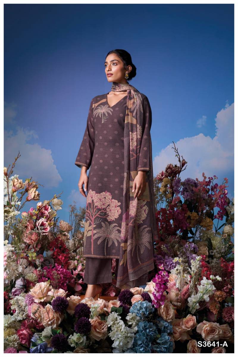 Ganga Ziya Cotton Printed Embroidered Salwar Kameez
