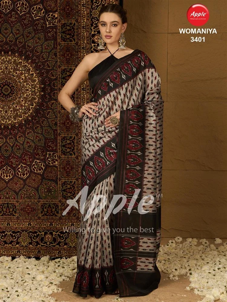 Apple Womaniya 34 Bhagalpuri Silk Printed Saree Collection