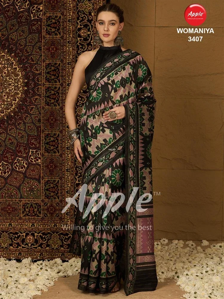 Apple Womaniya 34 Bhagalpuri Silk Printed Saree Collection