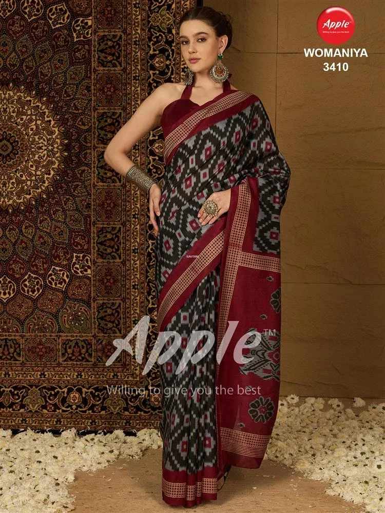 Apple Womaniya 34 Bhagalpuri Silk Printed Saree Collection