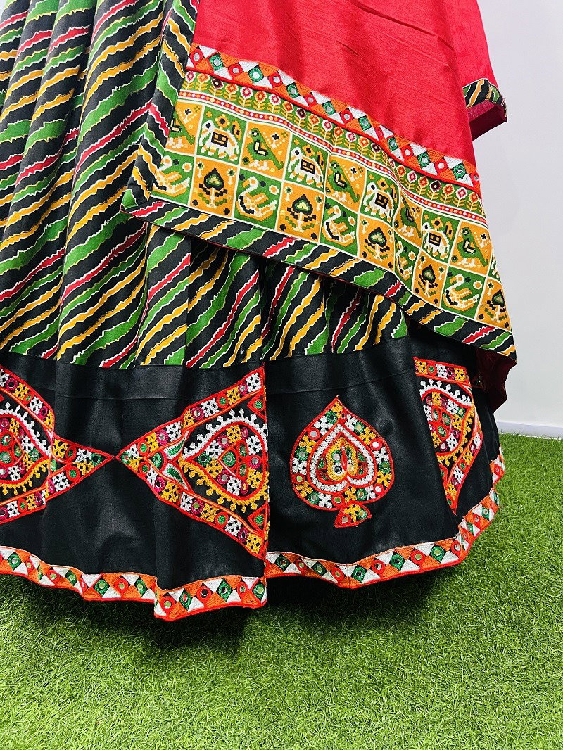 Aawiya Rajwadi Vol 7 D no. 7045 Pure Cotton Silk Printed Traditional Look Lehenga Choli