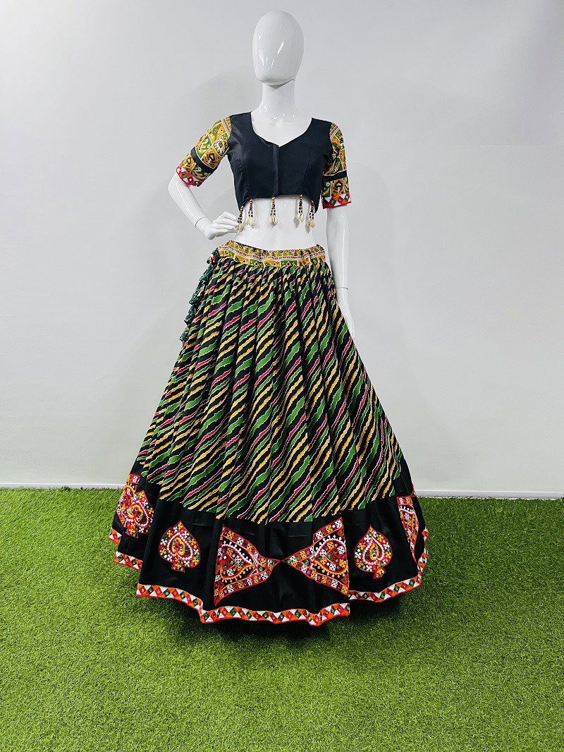 Aawiya Rajwadi Vol 7 D no. 7045 Pure Cotton Silk Printed Traditional Look Lehenga Choli