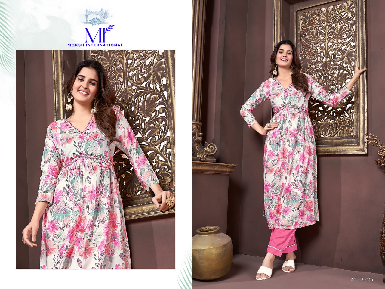 Moksh Afgani Alia Vol 1 Premium Rayon Kurti Bottom With Dupatta