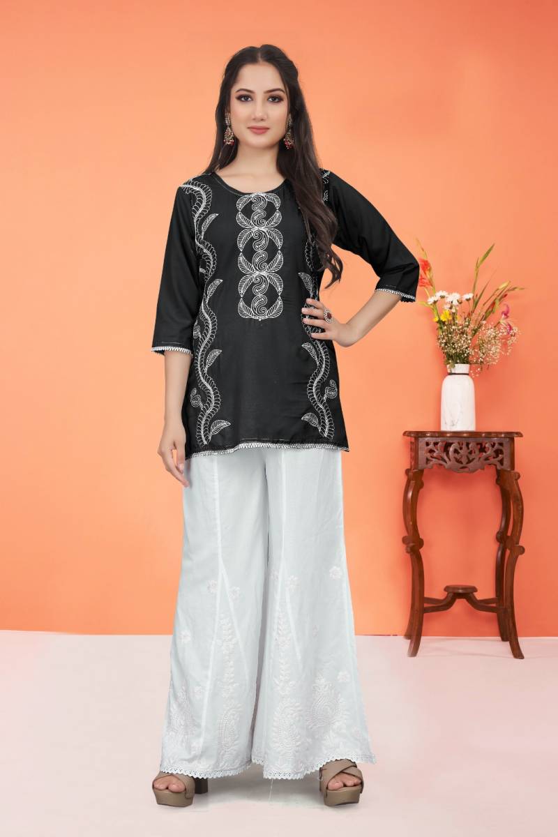 9star Fashion Money Vol 4 Stylish Chikankari Embroidered Tops Collection