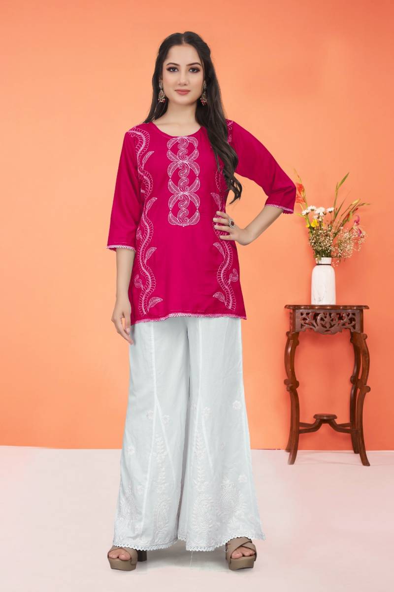 9star Fashion Money Vol 4 Stylish Chikankari Embroidered Tops Collection