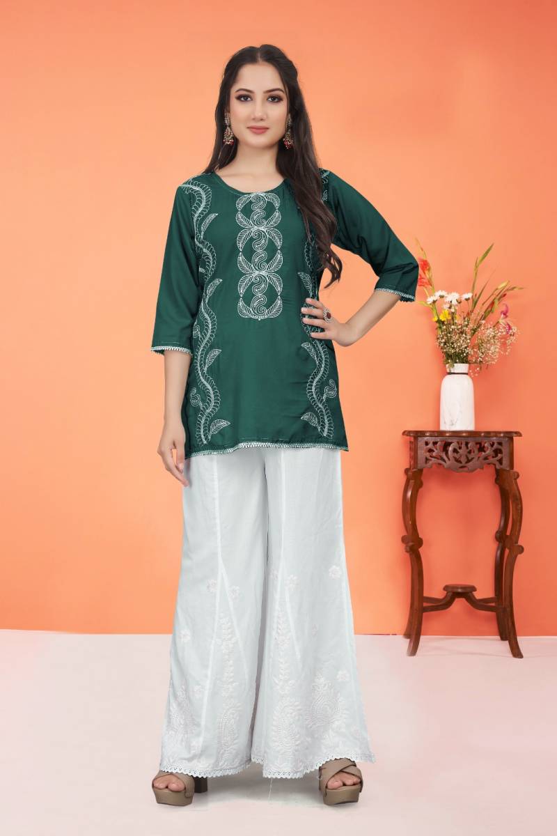 9star Fashion Money Vol 4 Stylish Chikankari Embroidered Tops Collection