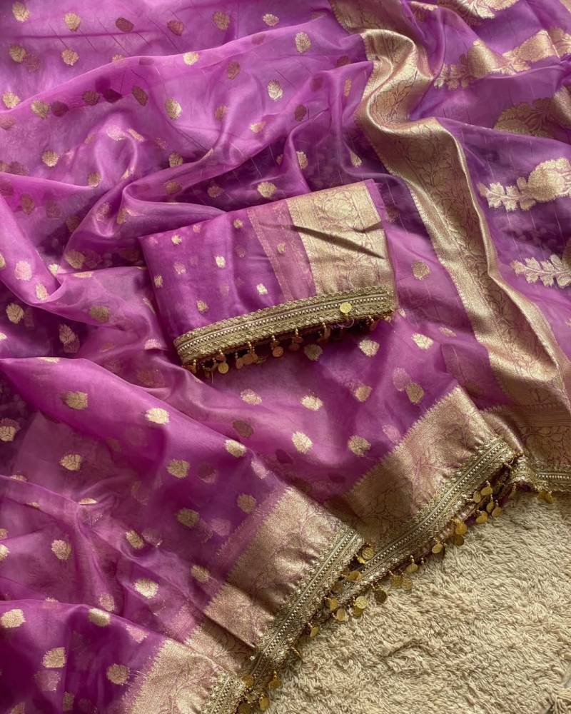 Kc 329 Festive Wear Organza Silk Stylish Saree Collection
