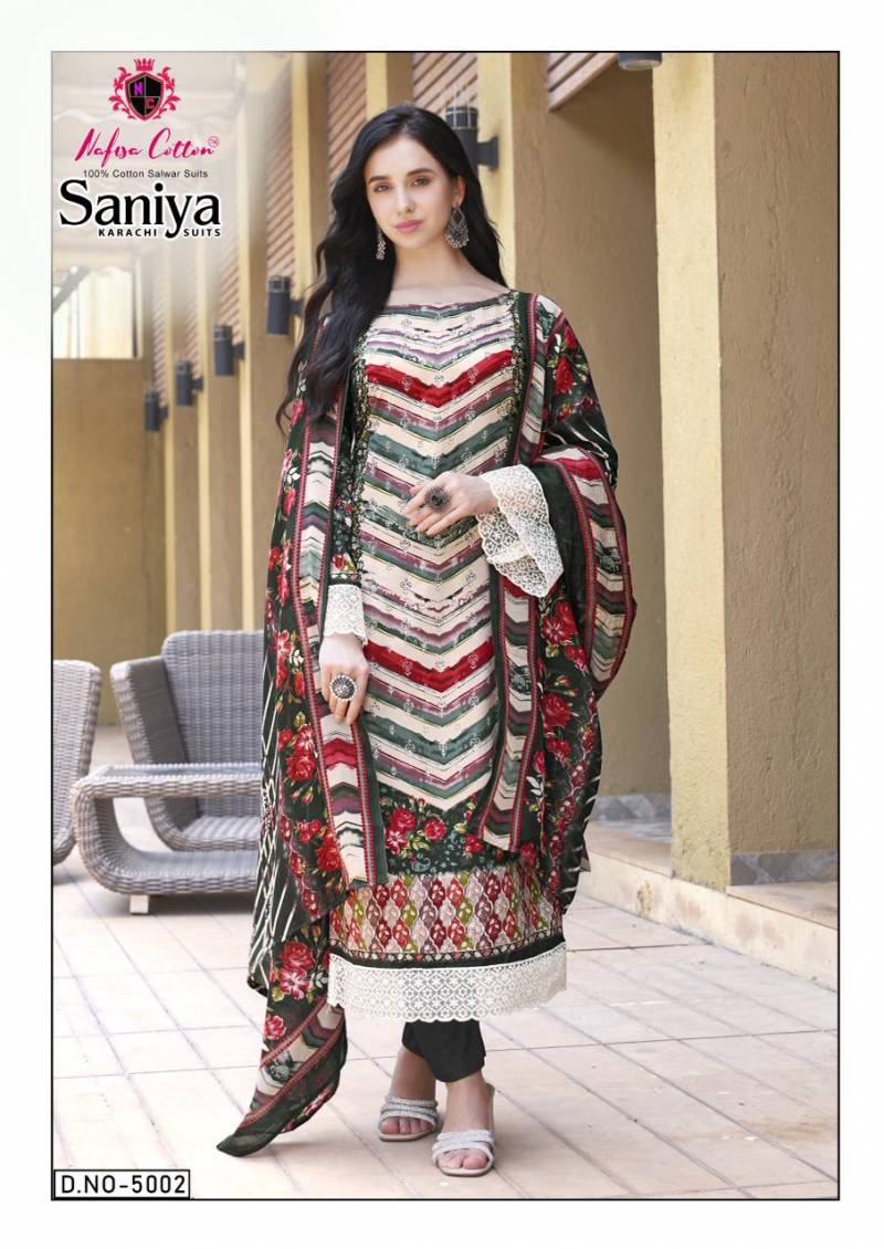 Nafisa Saniya Vol 05 Karchi Cotton Printed Dress Material Collection