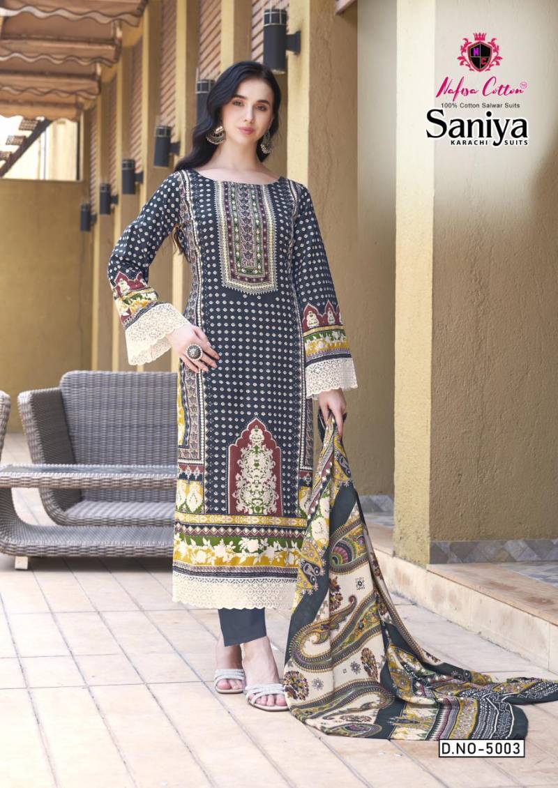 Nafisa Saniya Vol 05 Karchi Cotton Printed Dress Material Collection