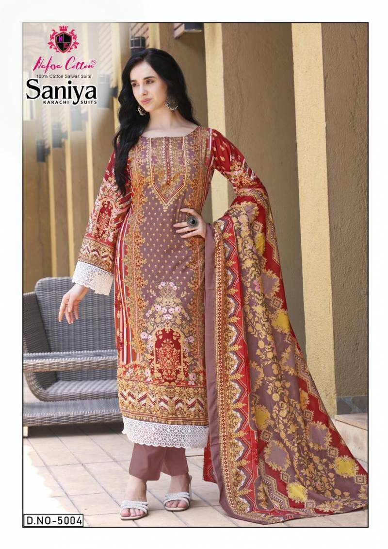 Nafisa Saniya Vol 05 Karchi Cotton Printed Dress Material Collection
