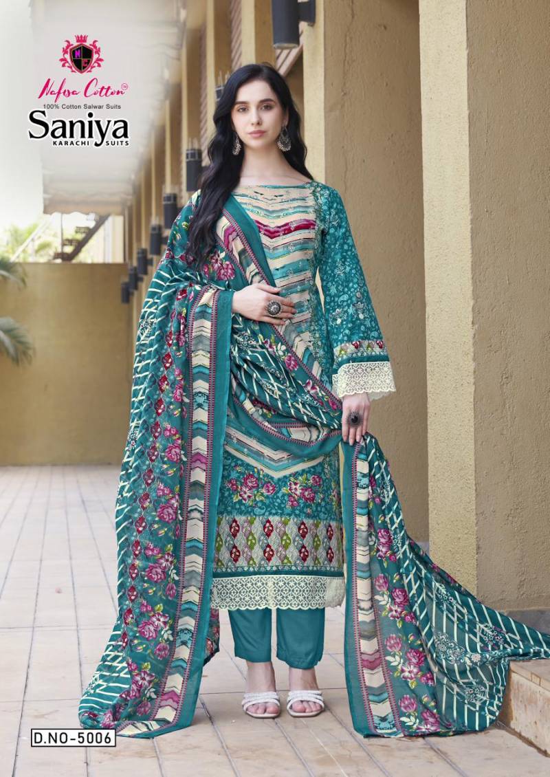 Nafisa Saniya Vol 05 Karchi Cotton Printed Dress Material Collection