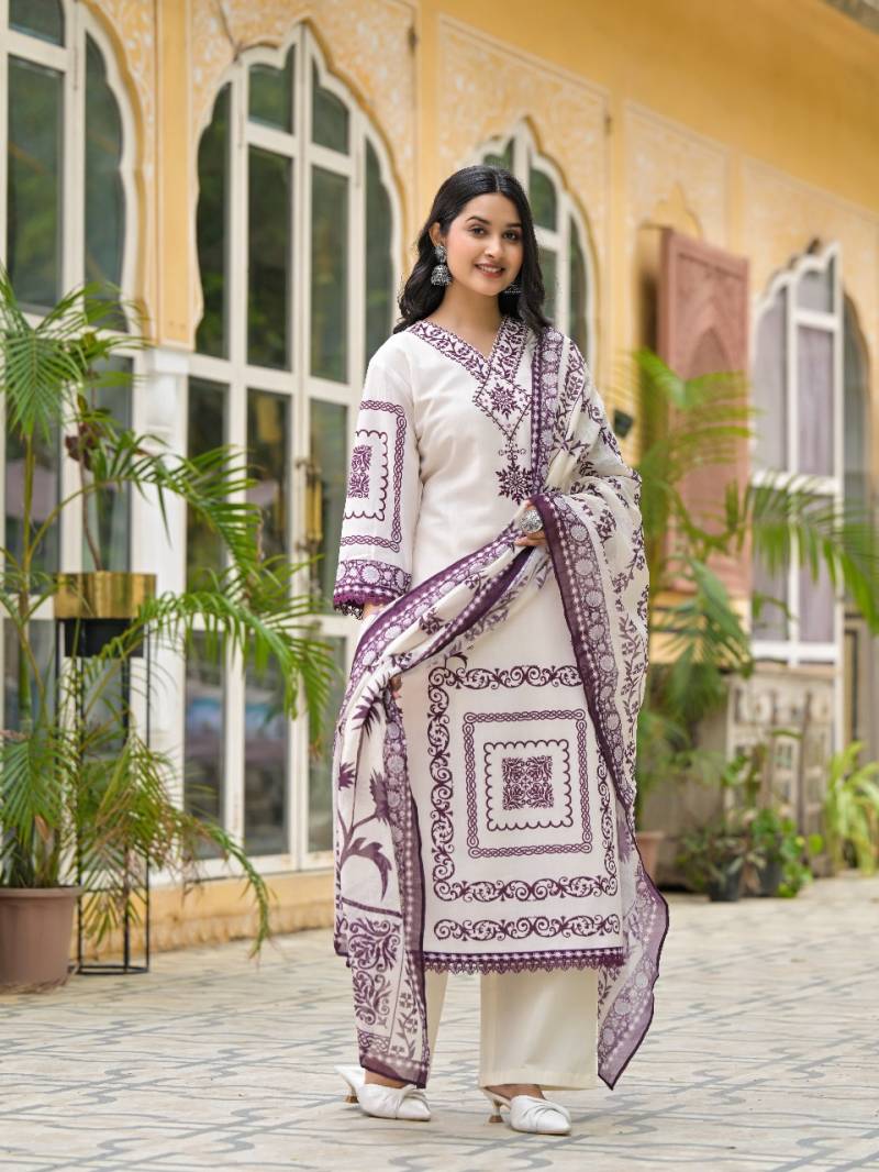Niraakaar Nr115 Linen With Digital Print Readymade Collection