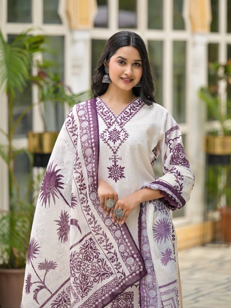 Niraakaar Nr115 Linen With Digital Print Readymade Collection