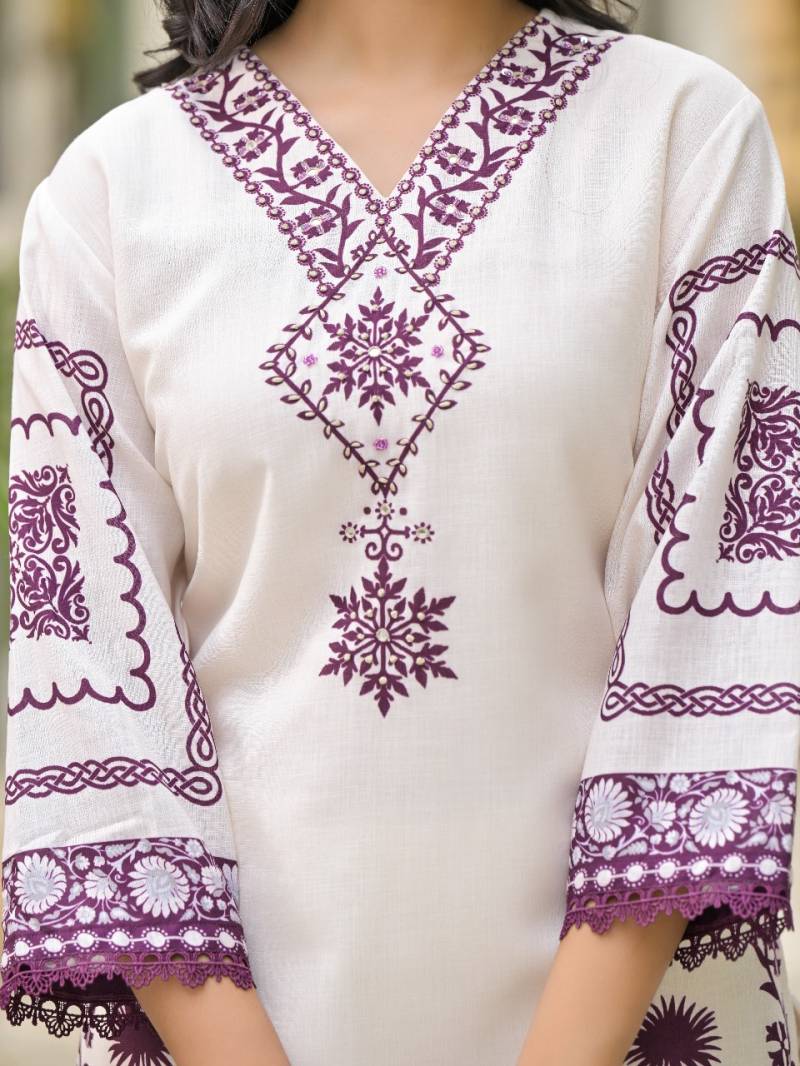 Niraakaar Nr115 Linen With Digital Print Readymade Collection