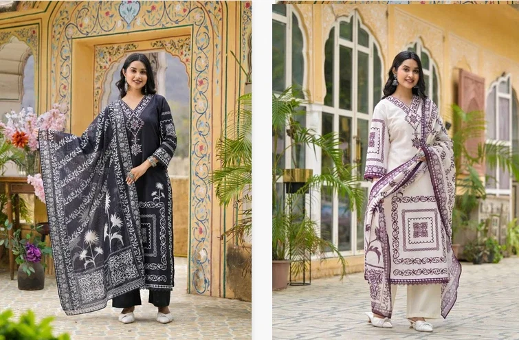 Niraakaar Nr115 Linen With Digital Print Readymade Collection