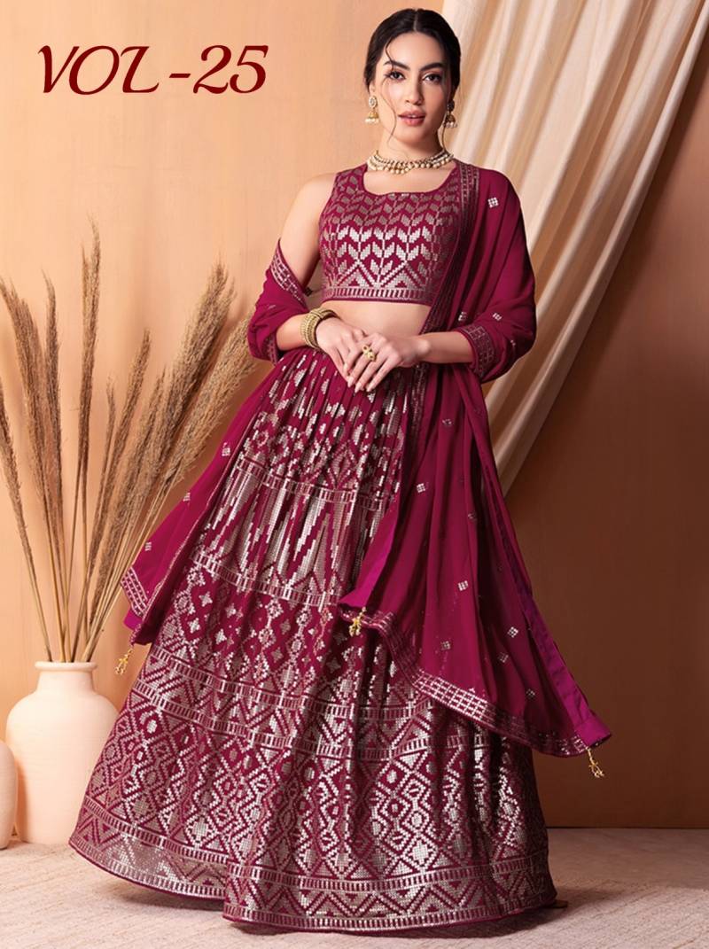 Zeel Vol 25 Georgette Designer Lehenga Choli Collection