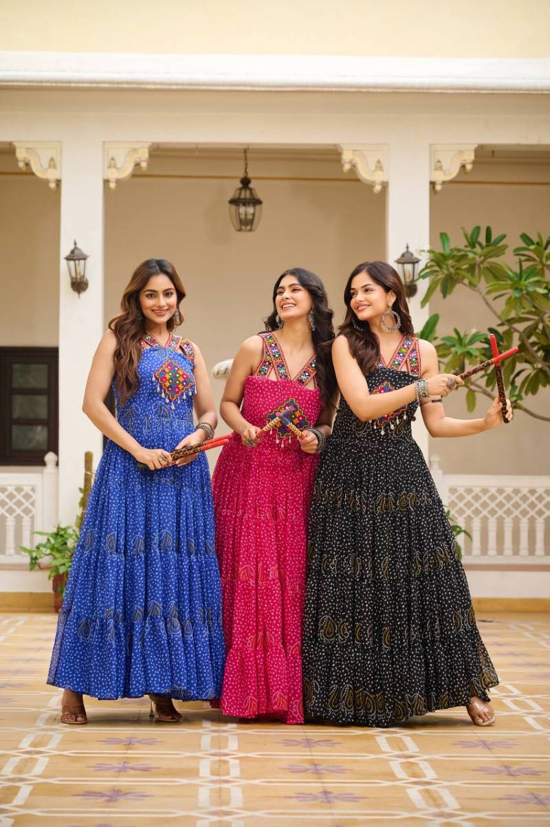 Luna Vol 59 Bandhani Printed Cotton Stylish Gown Collection