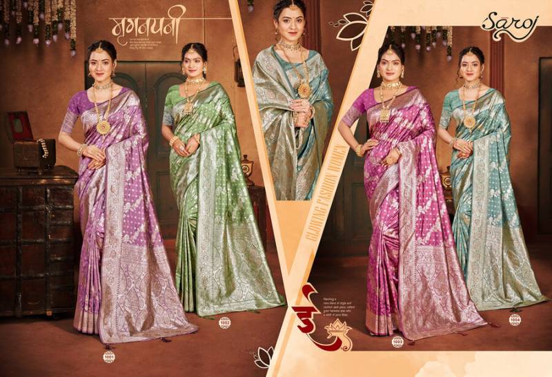 Saroj Solah Shringar Saroski Vol 3 Wedding Wear Silk Saree Collection